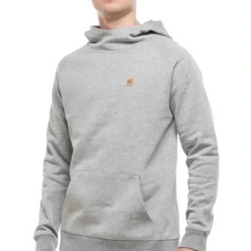 TenTree long sleeve heathered grey casual athletic organic cotton hoodie S
